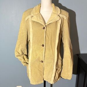Roxy Corduroy Coat. Size Medium